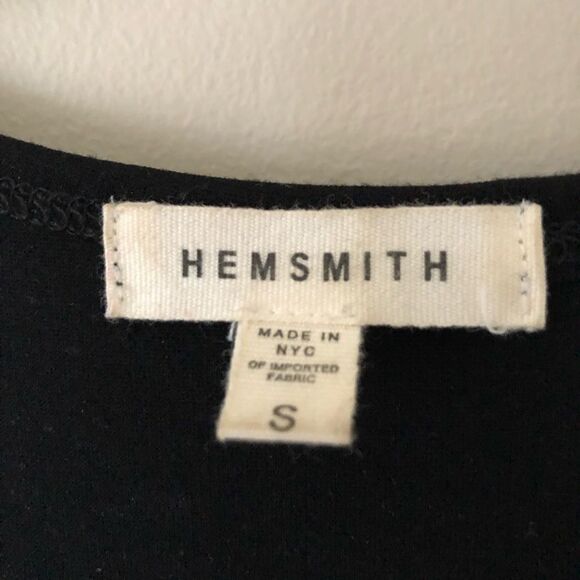 Hemsmith Aiden Black Sleeveless Whimsigoth Modern Form Fitting Maxi Dress Small - Picture 5 of 10